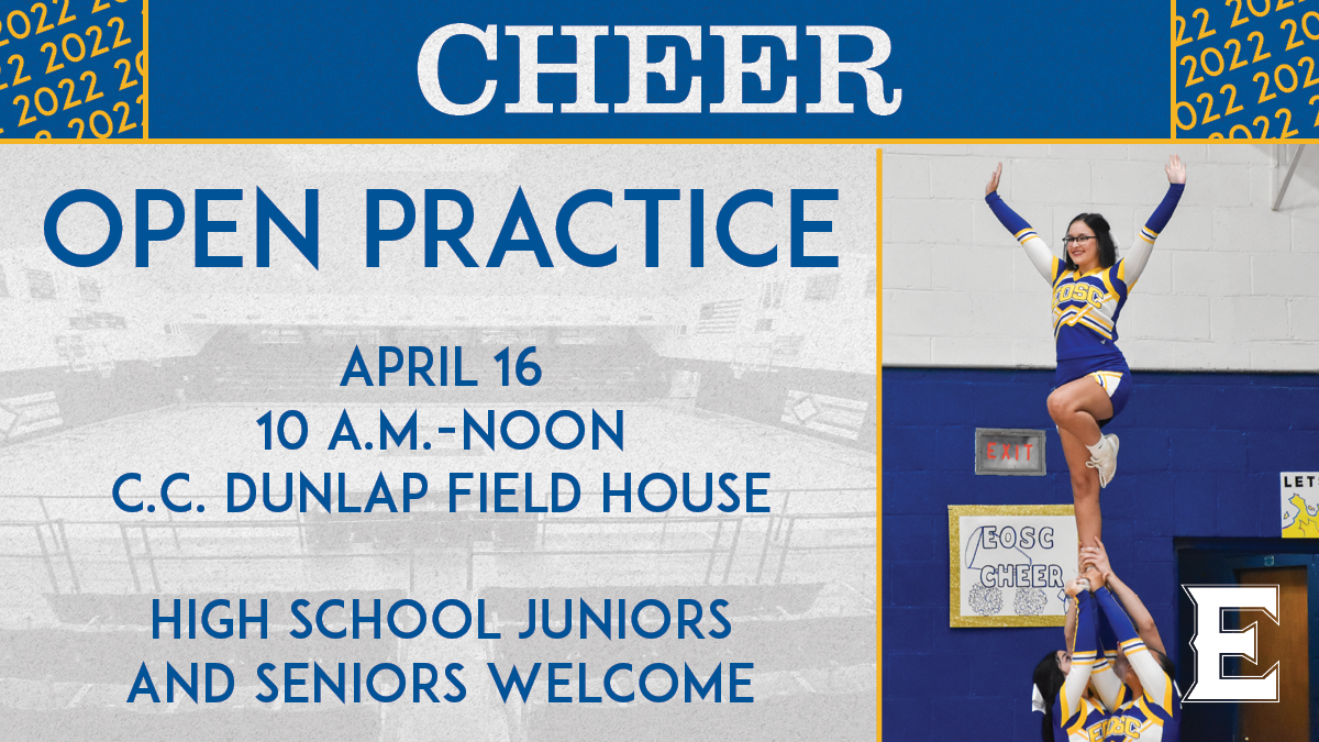 Cheer to Hold Open Practice April 16