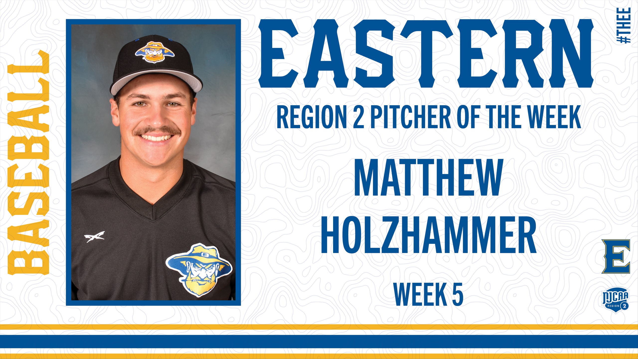 Matthew Holzhammer earns NJCAA Region 2 Pitcher of the Week honors