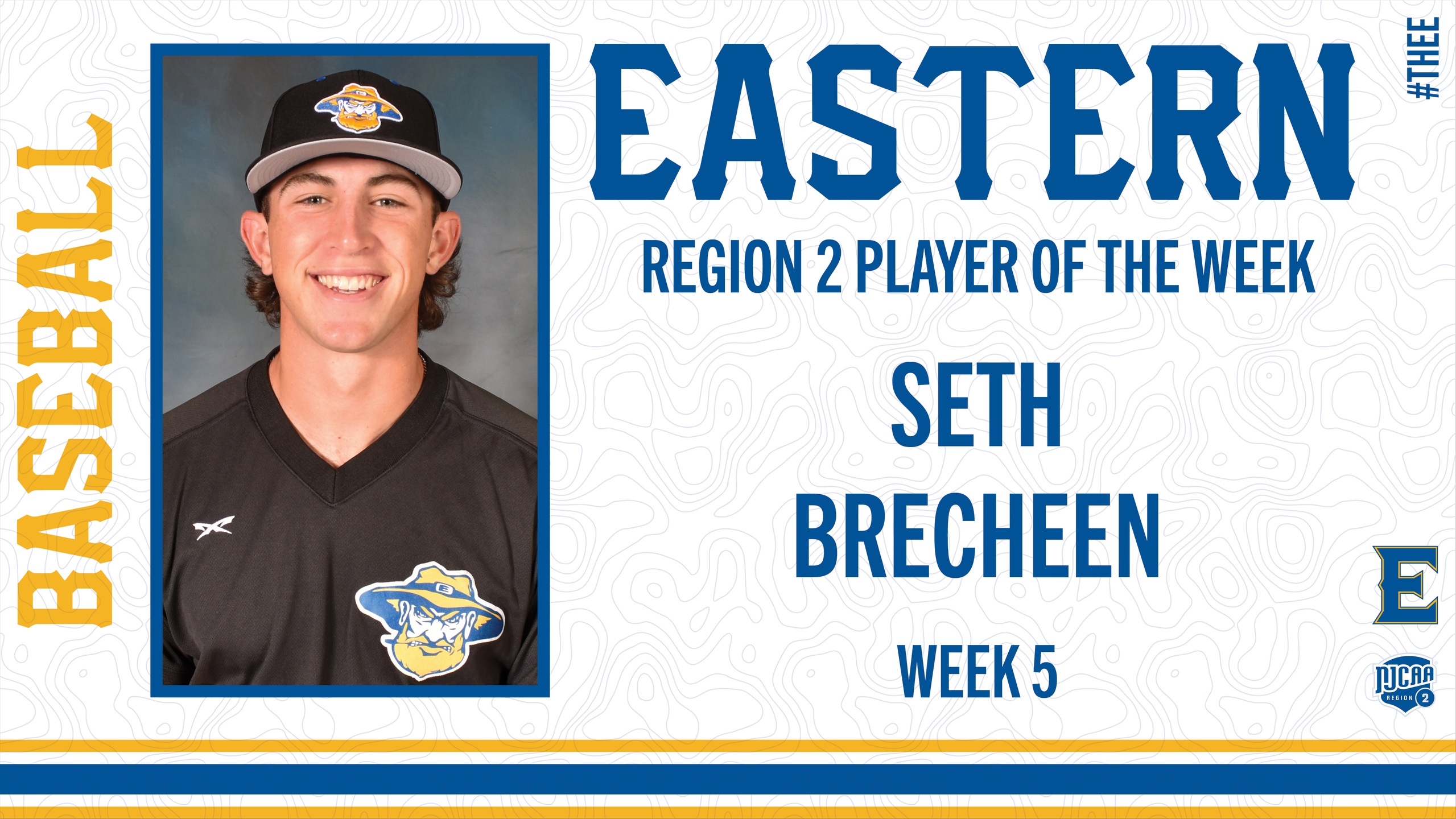 Seth Brecheen earns NJCAA Region 2 Player of the Week honors