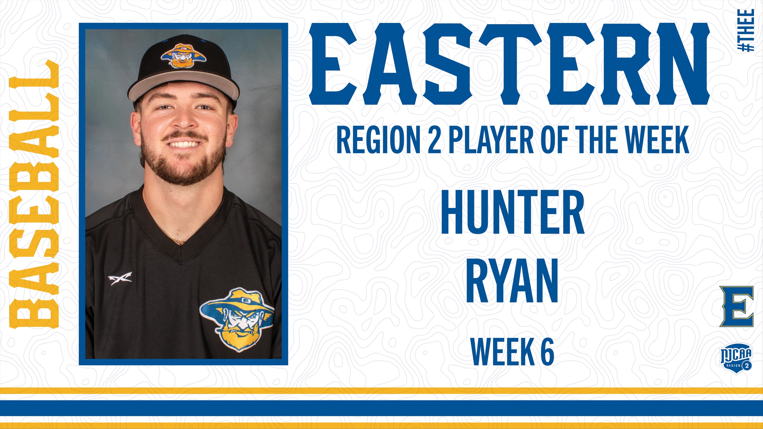 Hunter Ryan earns NJCAA Region 2 Player of the Week honors