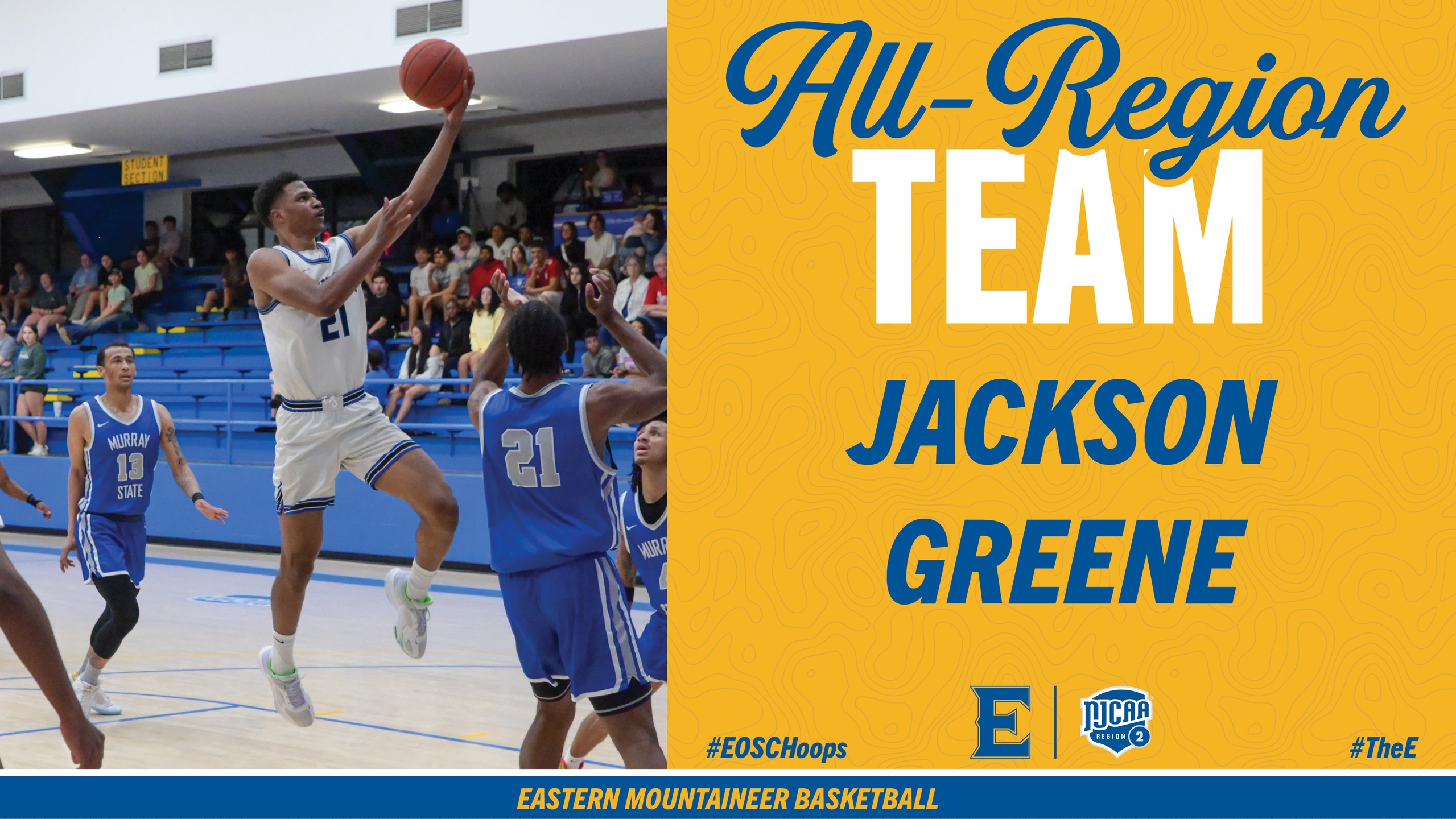 Jackson Greene Named to All-Region Team