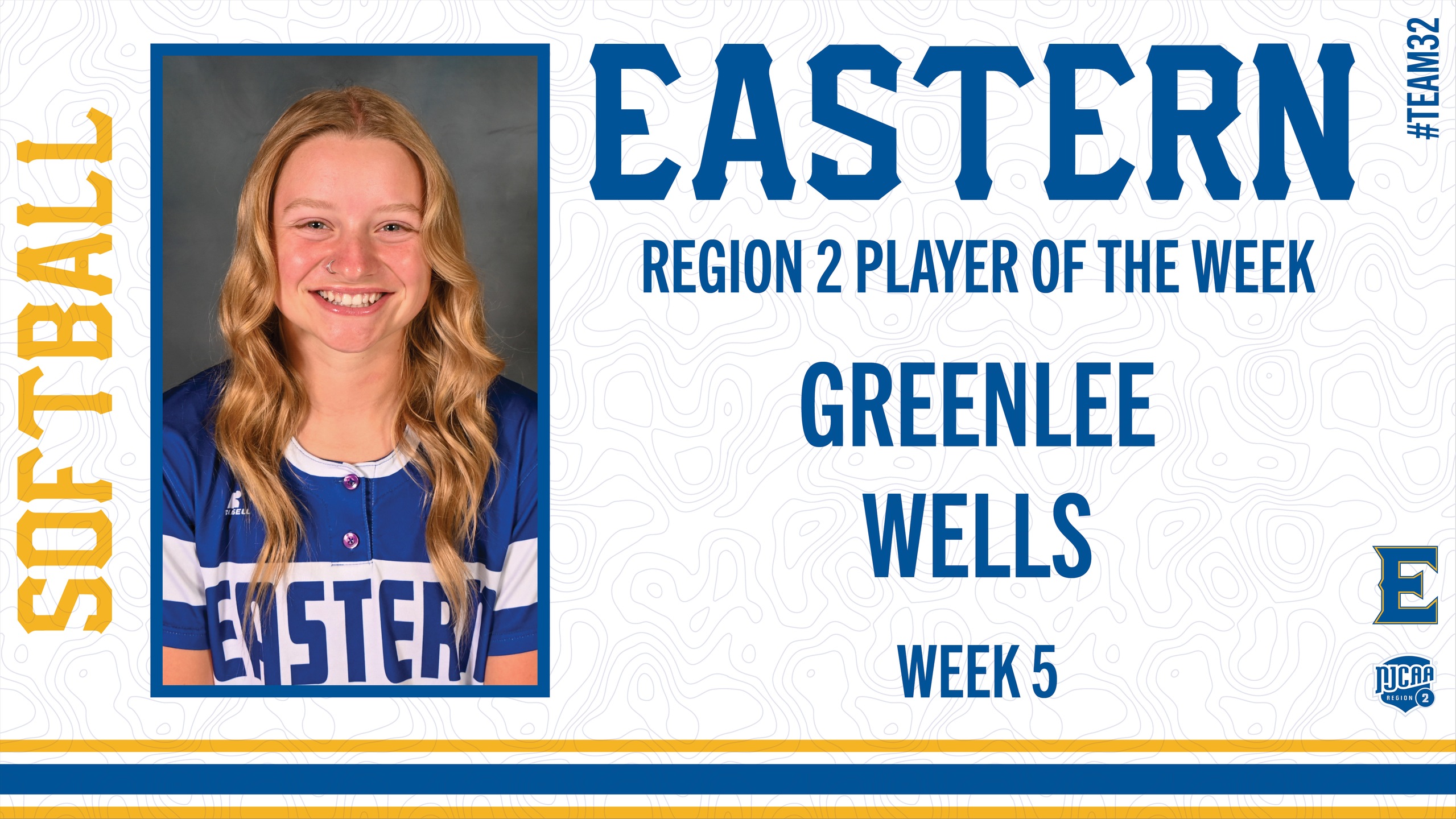 Greenlee Wells earns NJCAA Region 2 Player of the Week honors