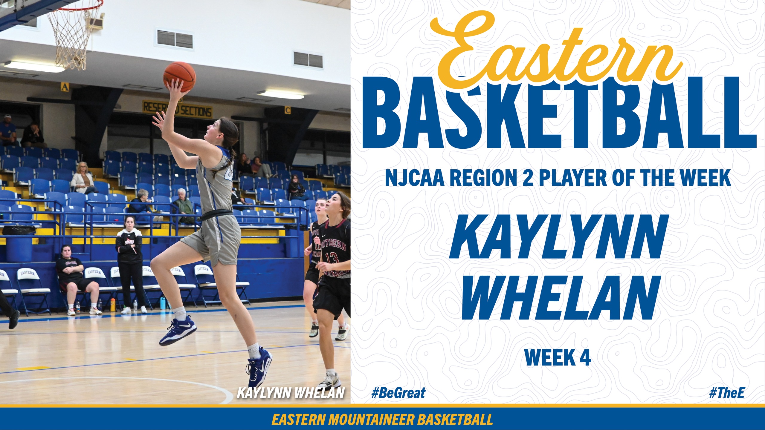 Kaylynn Whelan Earns NJCAA Region 2 Player of the Week Honors